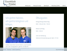 Tablet Screenshot of mkg-wetzlar.de